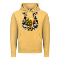 Vintage Mustard horseshoe sunset Vintage Hoodie - JahusDesignShop