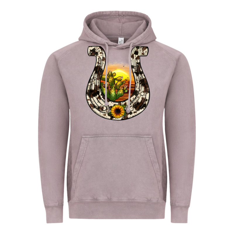 Horseshoe Sunset Vintage Hoodie by JahusDesignShop | Teevron