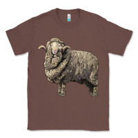 Chestnut merino wool sheep Classic Tee - LillyAllenDesigns