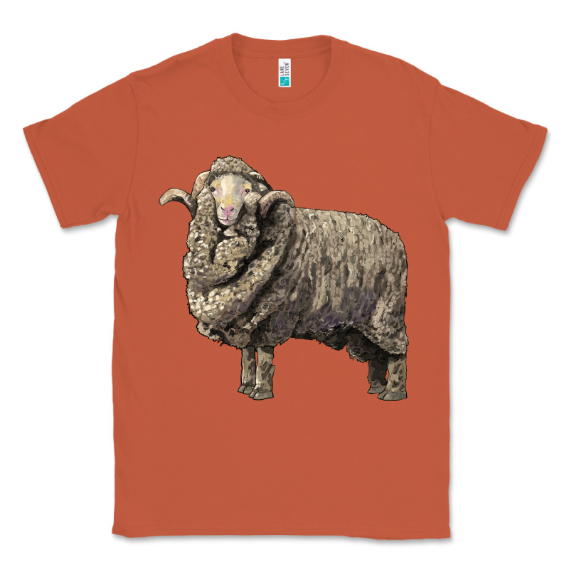 Merino Wool Sheep Classic Tee by LillyAllenDesigns | Teevron