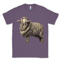 Lavender merino wool sheep Classic Tee - LillyAllenDesigns
