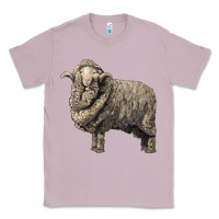 Lilac merino wool sheep Classic Tee - LillyAllenDesigns