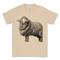 Mushroom merino wool sheep Classic Tee - LillyAllenDesigns