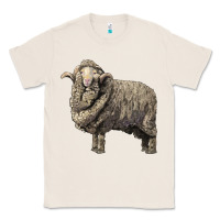 Natural merino wool sheep Classic Tee - LillyAllenDesigns