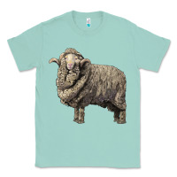 Seafoam merino wool sheep Classic Tee - LillyAllenDesigns