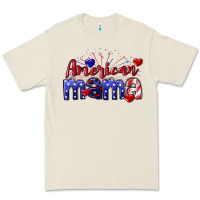Bone American Mama 4th of july Premium Tee - CowGirlArtShop