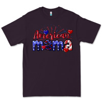 Plum American Mama 4th of july Premium Tee - CowGirlArtShop