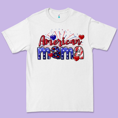 American Mama 4th Of July Premium Tee Designed By Cowgirlartshop