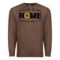 Chestnut welcome to our Home Sunflower Premium Sweatshirt - Bettercallsaul