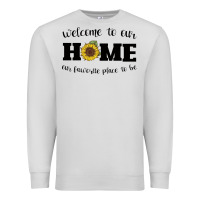 Dove Grey welcome to our Home Sunflower Premium Sweatshirt - Bettercallsaul