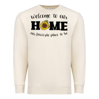 Sandshell welcome to our Home Sunflower Premium Sweatshirt - Bettercallsaul