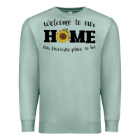 Seafoam welcome to our Home Sunflower Premium Sweatshirt - Bettercallsaul