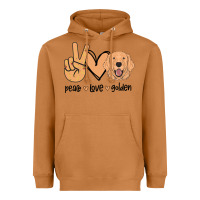 Meerkat Peace Love Golden Heavyweight Hoodie - Bettercallsaul