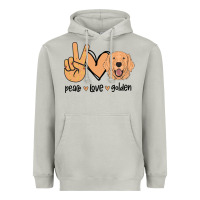 Moon Dust Peace Love Golden Heavyweight Hoodie - Bettercallsaul