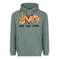 Sage Peace Love Golden Heavyweight Hoodie - Bettercallsaul