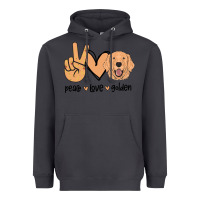 Smoke Peace Love Golden Heavyweight Hoodie - Bettercallsaul