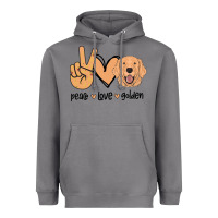 Storm Peace Love Golden Heavyweight Hoodie - Bettercallsaul