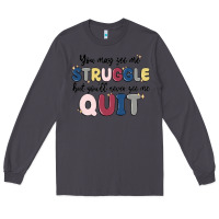 Smoke you may see me struggle Long Sleeve Tee - MaliasSmallBusiness