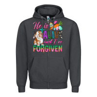 Smoke He Is Alive And I'm Forgiven Zipper Hoodie - BundleAndBundleShop
