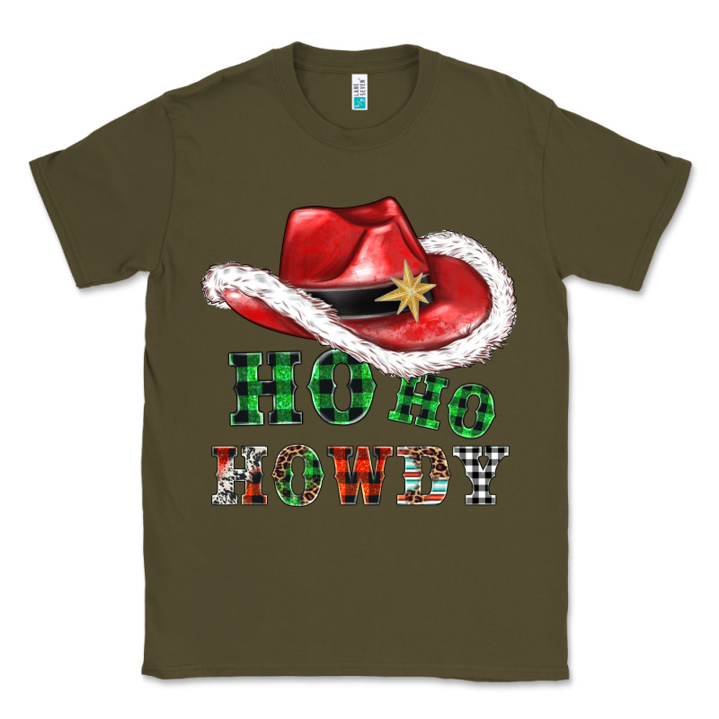 Ho Ho Howdy Christmas Hat Classic Tee by AdoDesignShop | Teevron