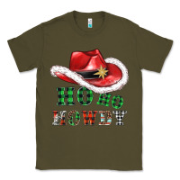 Army Green ho ho howdy christmas hat Classic Tee - AdoDesignShop