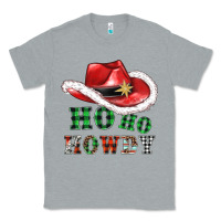Heather Grey ho ho howdy christmas hat Classic Tee - AdoDesignShop