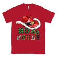Red ho ho howdy christmas hat Classic Tee - AdoDesignShop