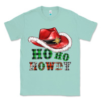 Seafoam ho ho howdy christmas hat Classic Tee - AdoDesignShop