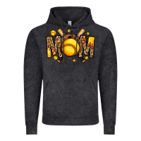 Vintage Black softball mom Vintage Hoodie - Jasminsmagicworld