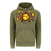 Vintage Olive softball mom Vintage Hoodie - Jasminsmagicworld