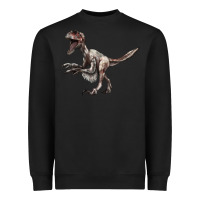 Black Deinonychus Heavyweight Sweatshirt - LillyAllenDesigns