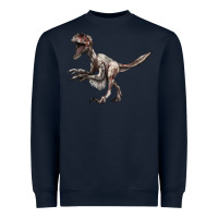 Navy Deinonychus Heavyweight Sweatshirt - LillyAllenDesigns
