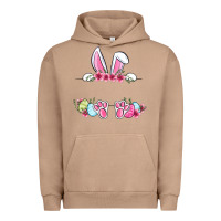 Pigment Burro Easter bunny name frame Urban Hoodie - OliviaCreatesArt