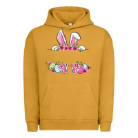 Pigment Peanut Butter Easter bunny name frame Urban Hoodie - OliviaCreatesArt