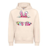 Sandshell Easter bunny name frame Urban Hoodie - OliviaCreatesArt