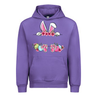 Tulip Easter bunny name frame Urban Hoodie - OliviaCreatesArt