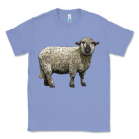Colony Blue hampshire sheep Classic Tee - LillyAllenDesigns