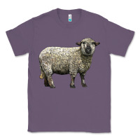 Lavender hampshire sheep Classic Tee - LillyAllenDesigns