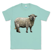 Seafoam hampshire sheep Classic Tee - LillyAllenDesigns