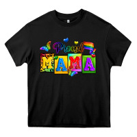 Black proud mama Heavy Core Tee - Zillion Design Studio