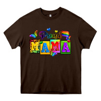 Chocolate Brown proud mama Heavy Core Tee - Zillion Design Studio