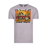 Vintage Zinc western gnome truck Vintage Tee - BarkalooDesign