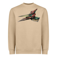 Pteranodon Face Heavyweight Sweatshirt | Teevron