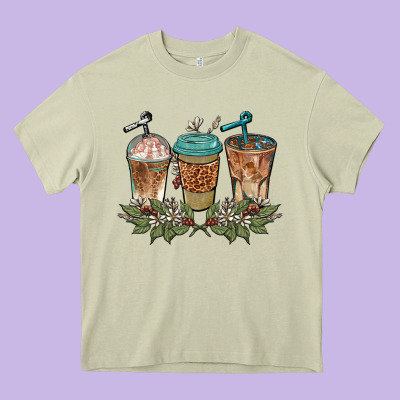 Western Coffees Heavy Core Tee Designed By Barkaloodesign
