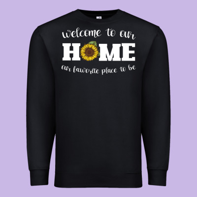 Welcome To Our Home Sunflower Premium Sweatshirt Designed By Bettercallsaul