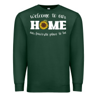 Sports Green welcome to our Home Sunflower Premium Sweatshirt - Bettercallsaul