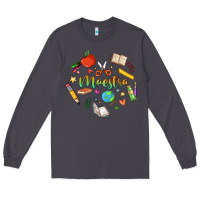 Smoke maestra teacher heart doodle Long Sleeve Tee - MaliasSmallBusiness
