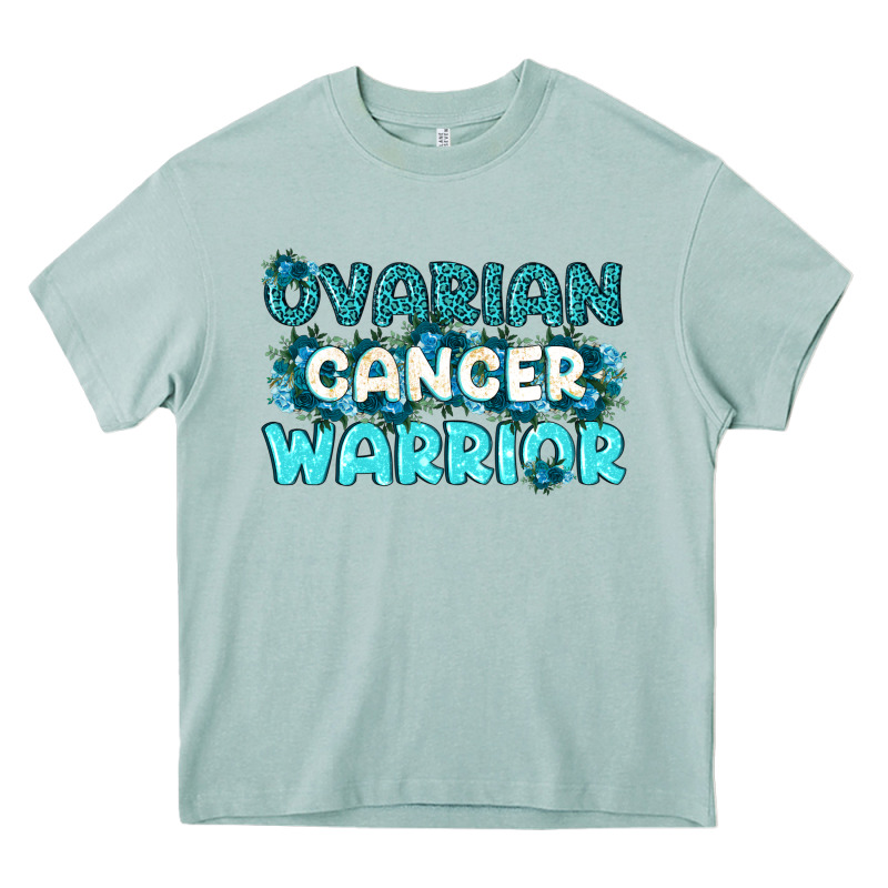 Ovarian Cancer Warrior Heavy Core Tee by texasbilliewilder | Teevron