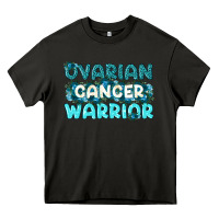 Asphalt Ovarian Cancer Warrior Heavy Core Tee - texasbilliewilder