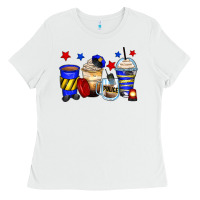 White police coffee cups Ladies Tee - Zillion Design Studio